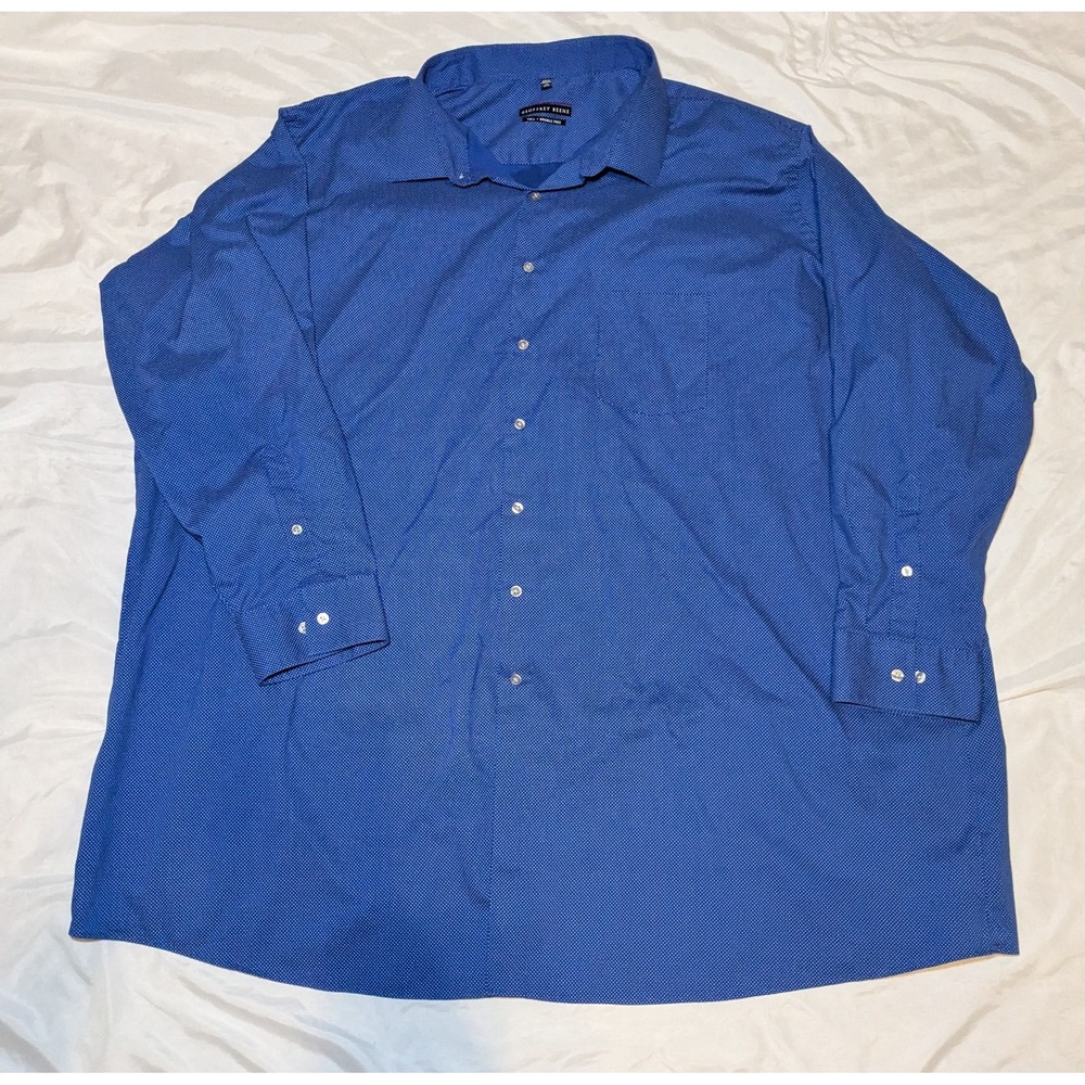 Geoffrey Beene Men's Tall Long Sleeve Button Down Shirt Size 22 (35/36)